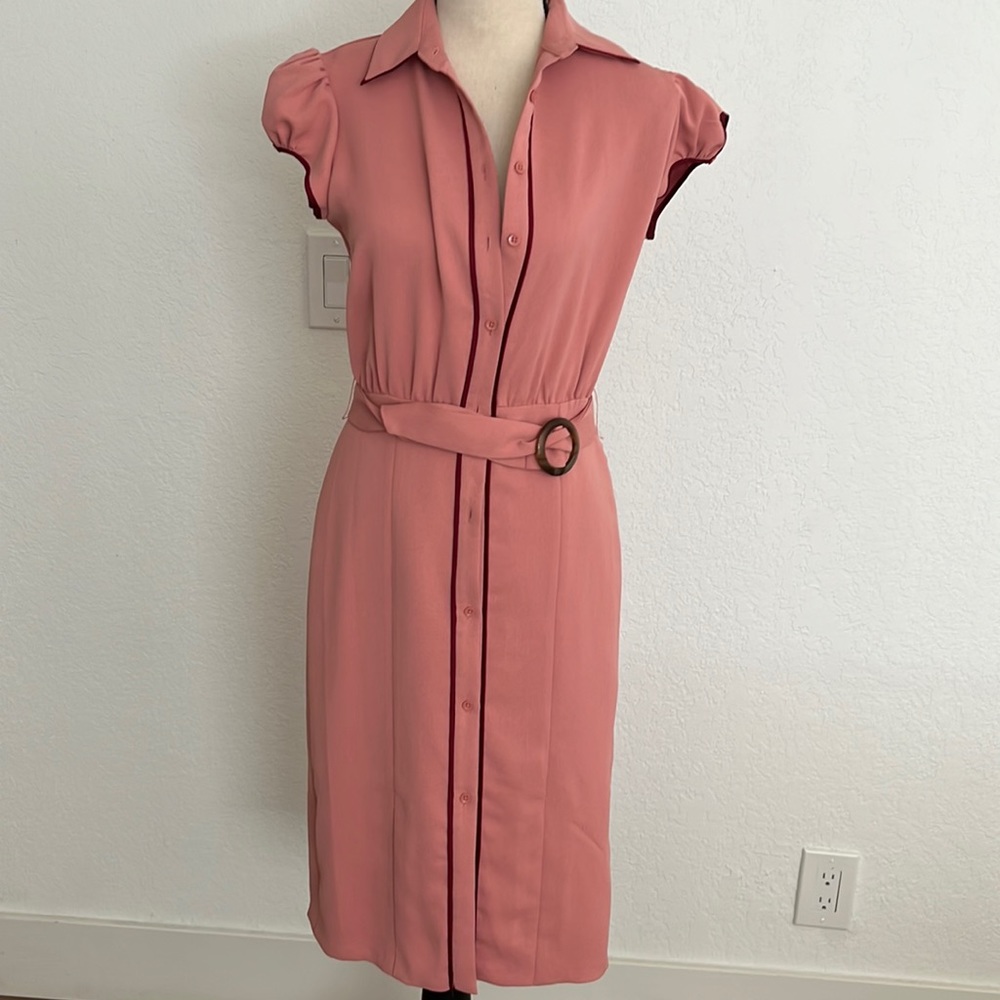 Alice and Olivia pink dress